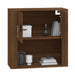 Dulap de perete, stejar maro,80x33x80 cm, lemn prelucrat - WALTI WALTI
