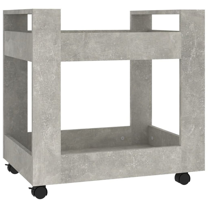 Cărucior de birou, gri beton, 60x45x60 cm, lemn prelucrat - WALTI WALTI