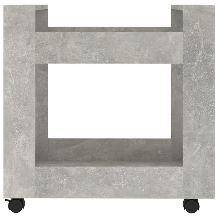 Cărucior de birou, gri beton, 60x45x60 cm, lemn prelucrat - WALTI WALTI