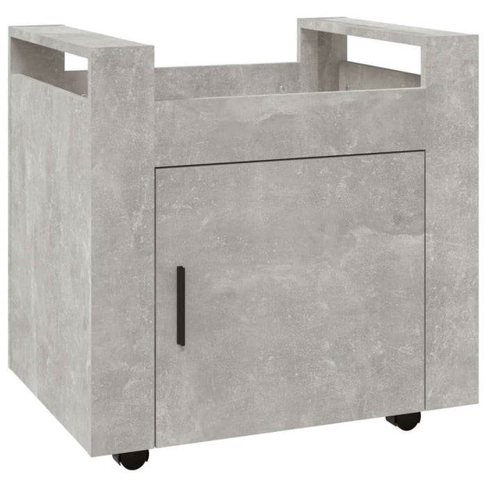 Cărucior de birou, gri beton, 60x45x60 cm, lemn prelucrat - WALTI WALTI