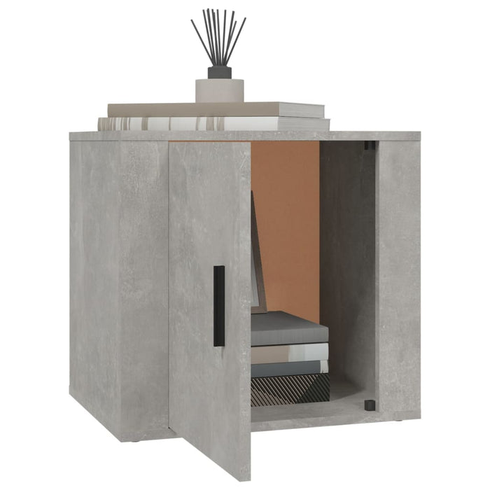 Noptieră, gri beton, 50x39x47 cm - WALTI WALTI