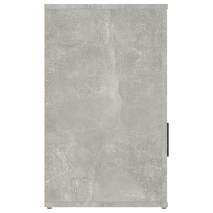 Noptieră, gri beton, 50x36x60 cm, lemn prelucrat - WALTI WALTI