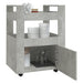 Cărucior de bucătărie gri beton 60x45x80 cm lemn prelucrat - WALTI WALTI