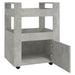 Cărucior de bucătărie gri beton 60x45x80 cm lemn prelucrat - WALTI WALTI