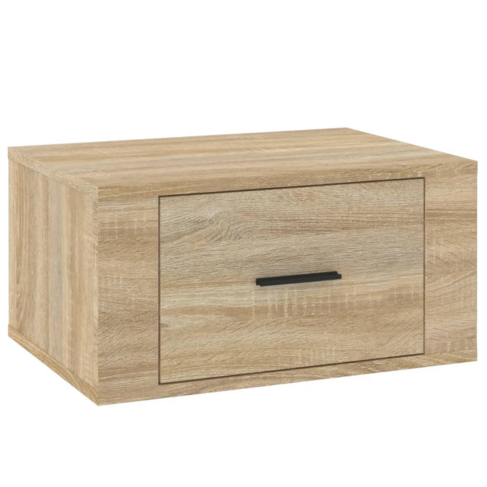 Noptiere de perete, 2 buc., stejar sonoma, 50x36x25 cm - WALTI WALTI