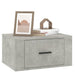 Noptiere de perete, 2 buc., gri beton, 50x36x25 cm - WALTI WALTI
