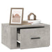 Noptiere de perete, 2 buc., gri beton, 50x36x25 cm - WALTI WALTI