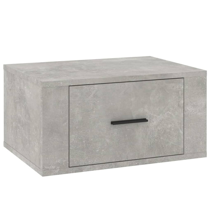 Noptiere de perete, 2 buc., gri beton, 50x36x25 cm - WALTI WALTI