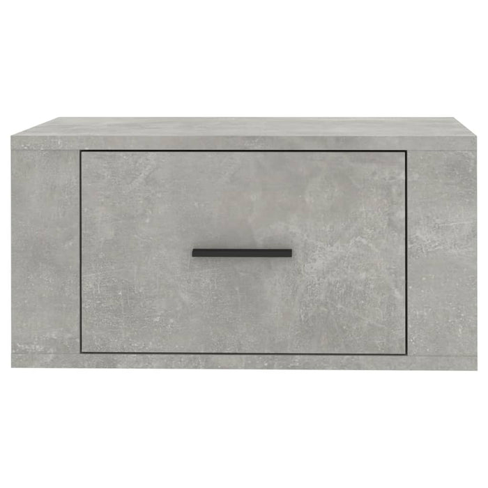 Noptiere de perete, 2 buc., gri beton, 50x36x25 cm - WALTI WALTI