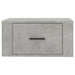 Noptiere de perete, 2 buc., gri beton, 50x36x25 cm - WALTI WALTI