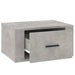 Noptiere de perete, 2 buc., gri beton, 50x36x25 cm - WALTI WALTI