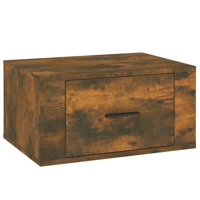 Noptiere de perete, 2 buc., stejar fumuriu, 50x36x25 cm - WALTI WALTI