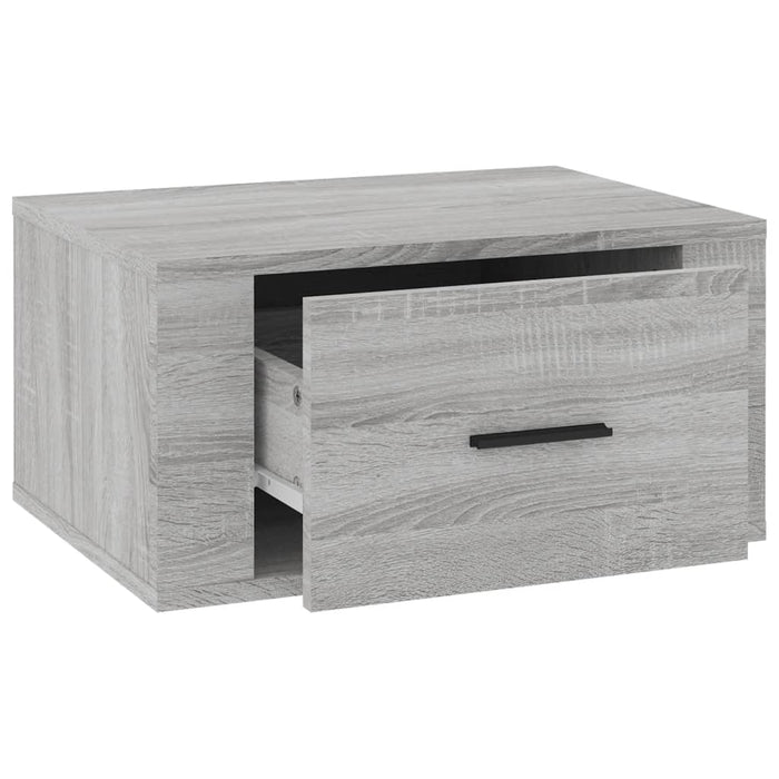 Noptiere de perete, 2 buc., gri sonoma, 50x36x25 cm - WALTI WALTI