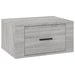 Noptiere de perete, 2 buc., gri sonoma, 50x36x25 cm - WALTI WALTI