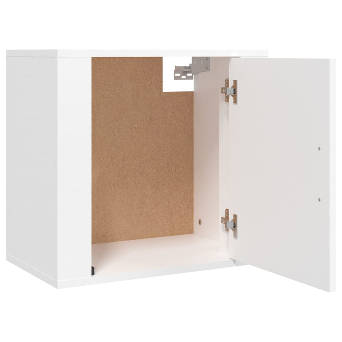 Noptiere de perete, 2 buc., alb, 50x36x47 cm - WALTI WALTI