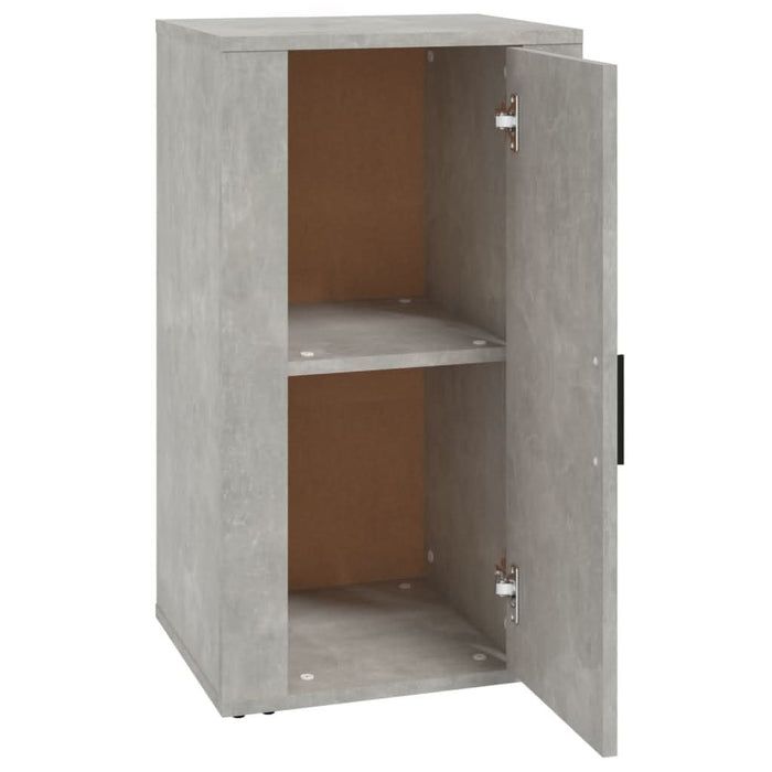 Dulap, gri beton, 40x33x70 cm, lemn prelucrat - WALTI WALTI