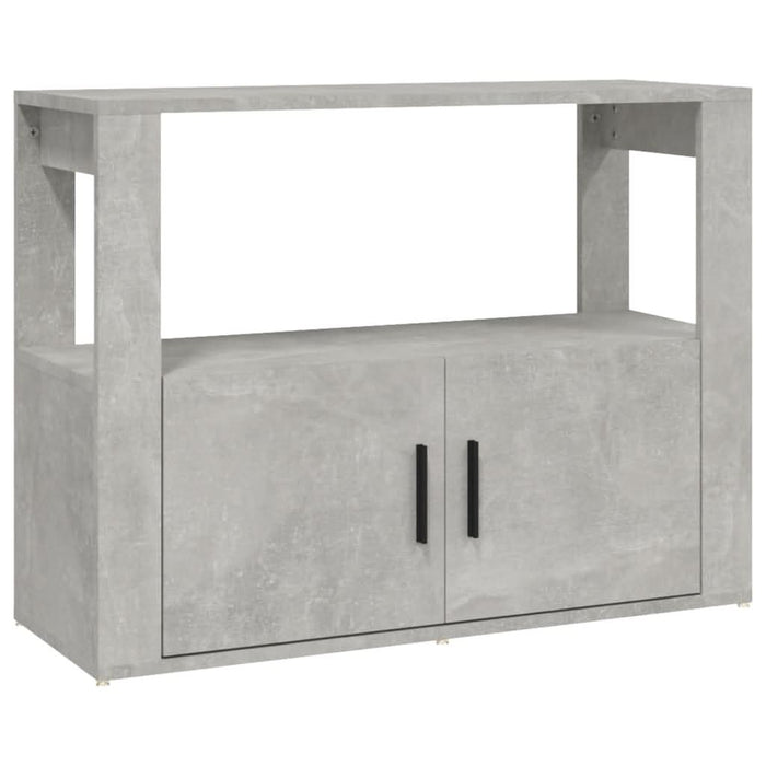 Servantă, gri beton, 80x30x60 cm, lemn prelucrat - WALTI WALTI