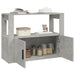 Servantă, gri beton, 80x30x60 cm, lemn prelucrat - WALTI WALTI