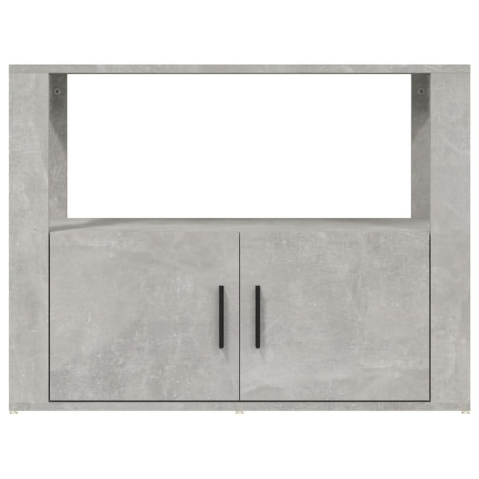 Servantă, gri beton, 80x30x60 cm, lemn prelucrat - WALTI WALTI