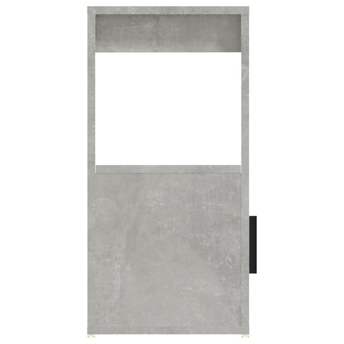 Servantă, gri beton, 80x30x60 cm, lemn prelucrat - WALTI WALTI