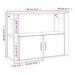 Servantă, gri beton, 80x30x60 cm, lemn prelucrat - WALTI WALTI