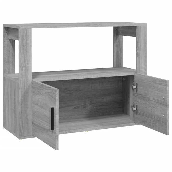 Servantă, gri sonoma, 80x30x60 cm, lemn prelucrat - WALTI WALTI