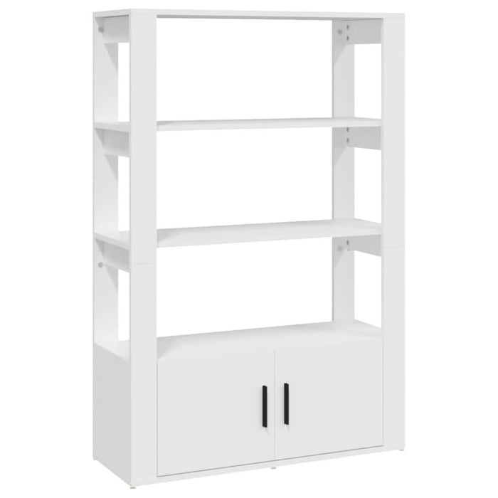 Servantă, alb, 80x30x119,5 cm, lemn prelucrat - WALTI WALTI