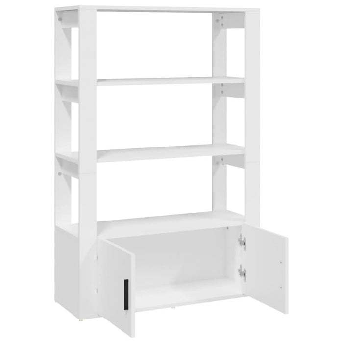 Servantă, alb, 80x30x119,5 cm, lemn prelucrat - WALTI WALTI