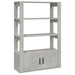 Servantă, gri beton, 80x30x119,5 cm, lemn prelucrat - WALTI WALTI
