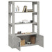 Servantă, gri beton, 80x30x119,5 cm, lemn prelucrat - WALTI WALTI