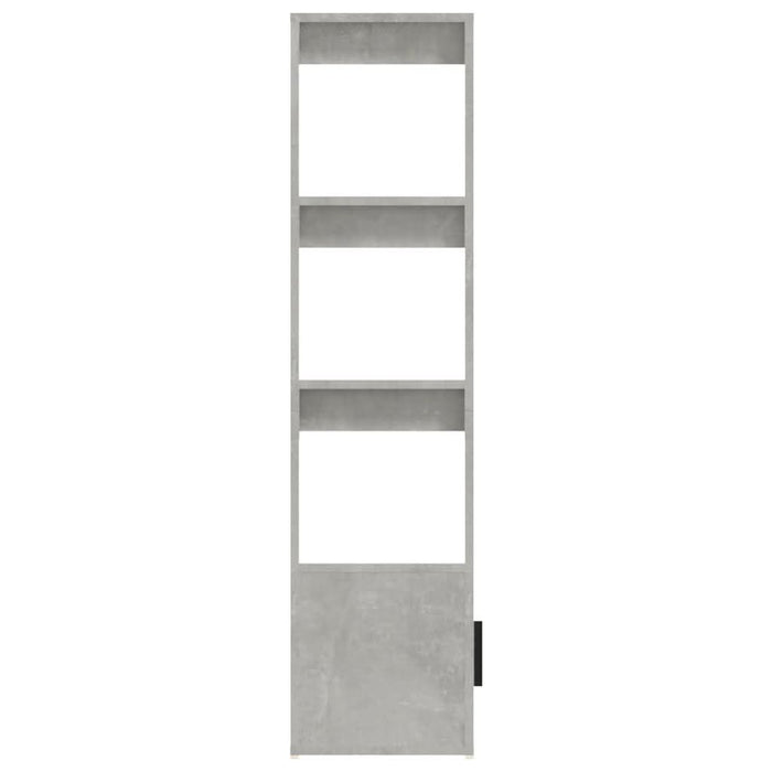 Servantă, gri beton, 80x30x119,5 cm, lemn prelucrat - WALTI WALTI