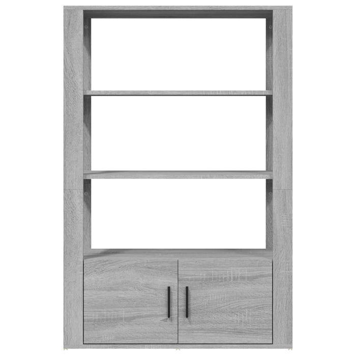Servantă, gri sonoma, 80x30x119,5 cm, lemn prelucrat - WALTI WALTI