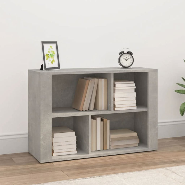 Servantă, gri beton, 80x30x54 cm, lemn prelucrat - WALTI WALTI