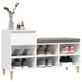 Pantofar, alb, 102x36x60 cm, lemn compozit - WALTI WALTI