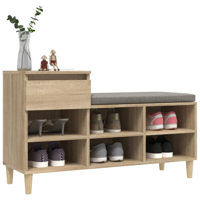 Pantofar, stejar sonoma, 102x36x60 cm, lemn prelucrat - WALTI WALTI