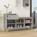 Pantofar, gri beton, 102x36x60 cm, lemn prelucrat - WALTI WALTI