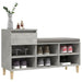 Pantofar, gri beton, 102x36x60 cm, lemn prelucrat - WALTI WALTI