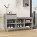 Pantofar, gri beton, 102x36x60 cm, lemn prelucrat - WALTI WALTI