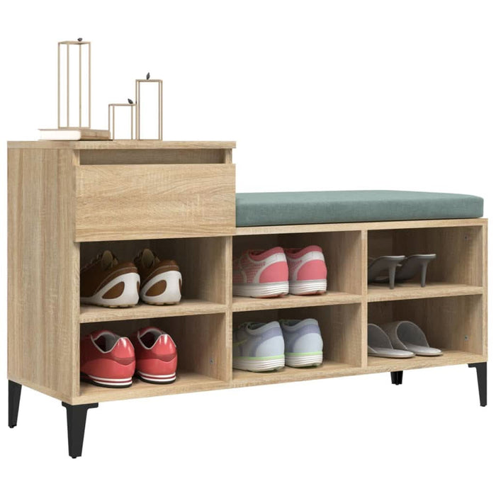 Pantofar, stejar sonoma, 102x36x60 cm, lemn prelucrat - WALTI WALTI