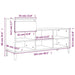 Pantofar, gri sonoma, 102x36x60 cm, lemn prelucrat - WALTI WALTI