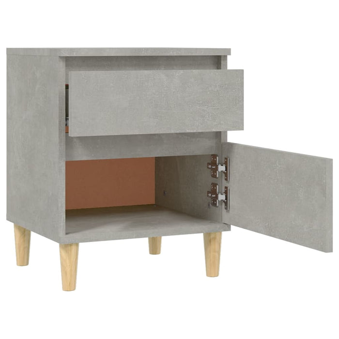 Noptiere, gri beton, 40x35x50 cm - WALTI WALTI