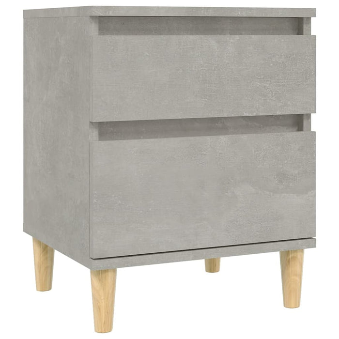 Noptiere, 2 buc., gri beton, 40x35x50 cm - WALTI WALTI