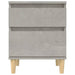Noptiere, 2 buc., gri beton, 40x35x50 cm - WALTI WALTI
