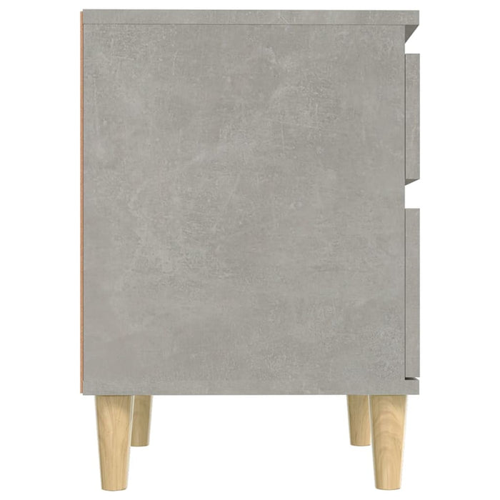 Noptiere, 2 buc., gri beton, 40x35x50 cm - WALTI WALTI