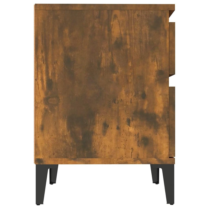Noptiere, 2 buc., stejar fumuriu, 40x35x50 cm - WALTI WALTI