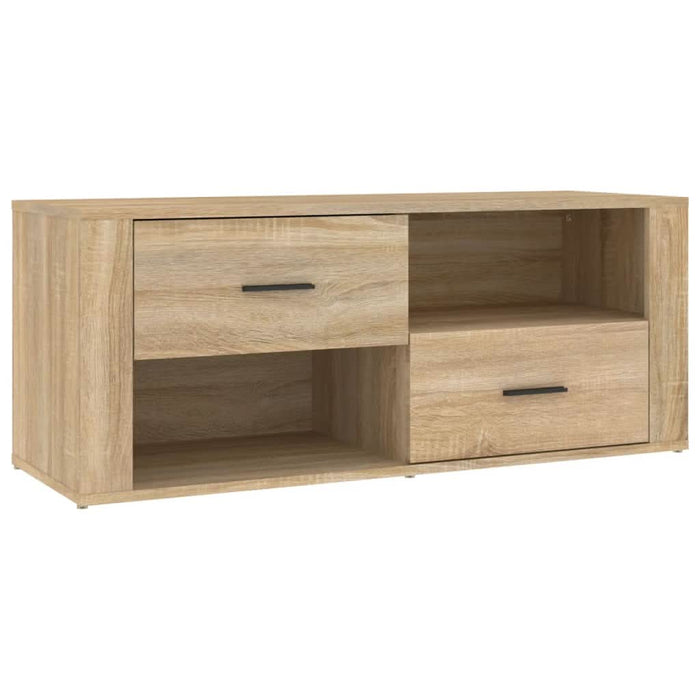 Comodă TV, stejar sonoma, 100x35x40 cm, lemn prelucrat - WALTI WALTI