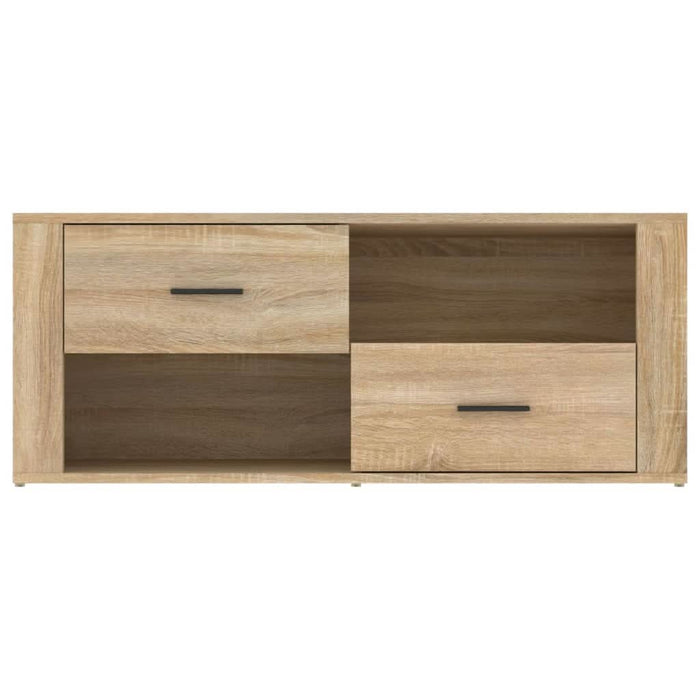 Comodă TV, stejar sonoma, 100x35x40 cm, lemn prelucrat - WALTI WALTI
