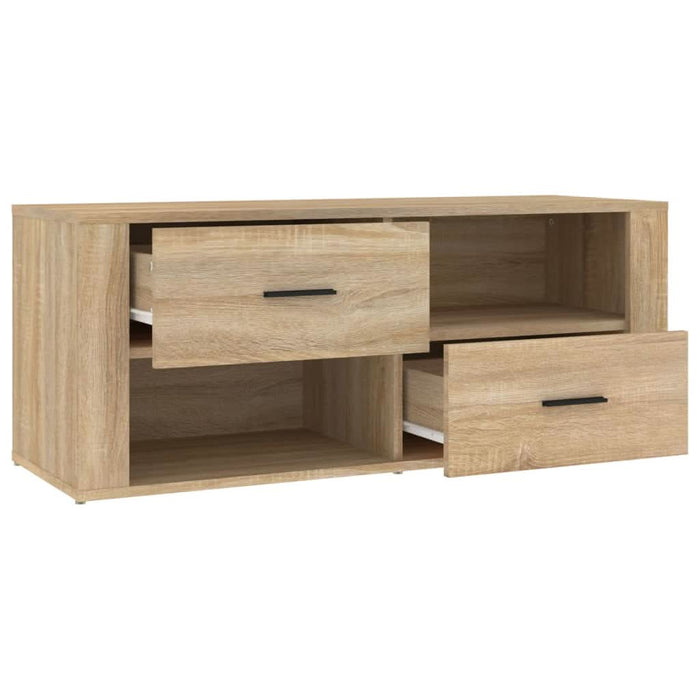 Comodă TV, stejar sonoma, 100x35x40 cm, lemn prelucrat - WALTI WALTI