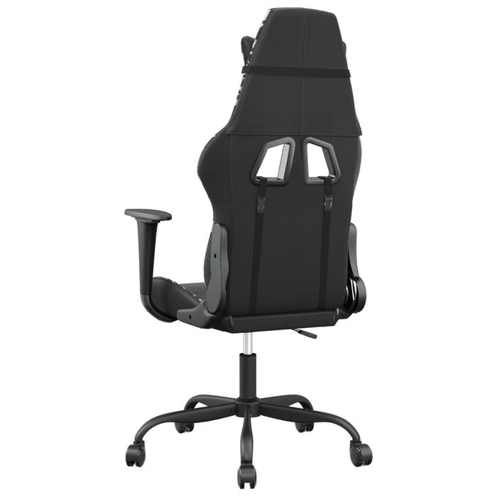Scaun de jocuri, negru și camuflaj, piele ecologică - WALTI WALTI