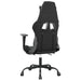 Scaun de gaming cu suport picioare, negru/camuflaj, piele eco - WALTI WALTI